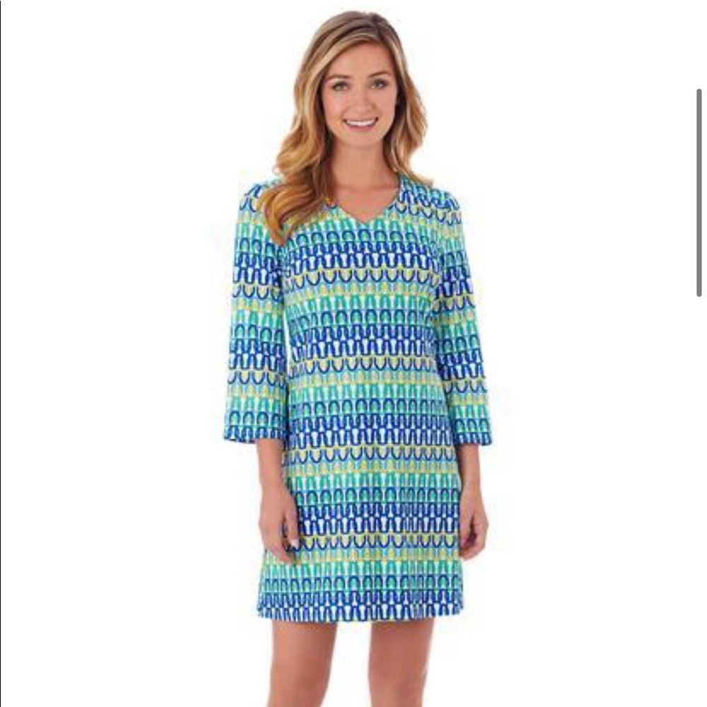 Jude Connally Lexi Shift Dress in Link Chain Multi